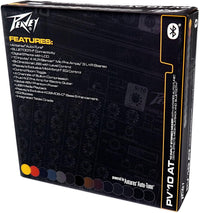 Thumbnail for Peavey PV 10 AT 10 Channel Compact Mixing Mixer Console with Bluetooth Auto-Tune pitch correction + Rackmount Kit
