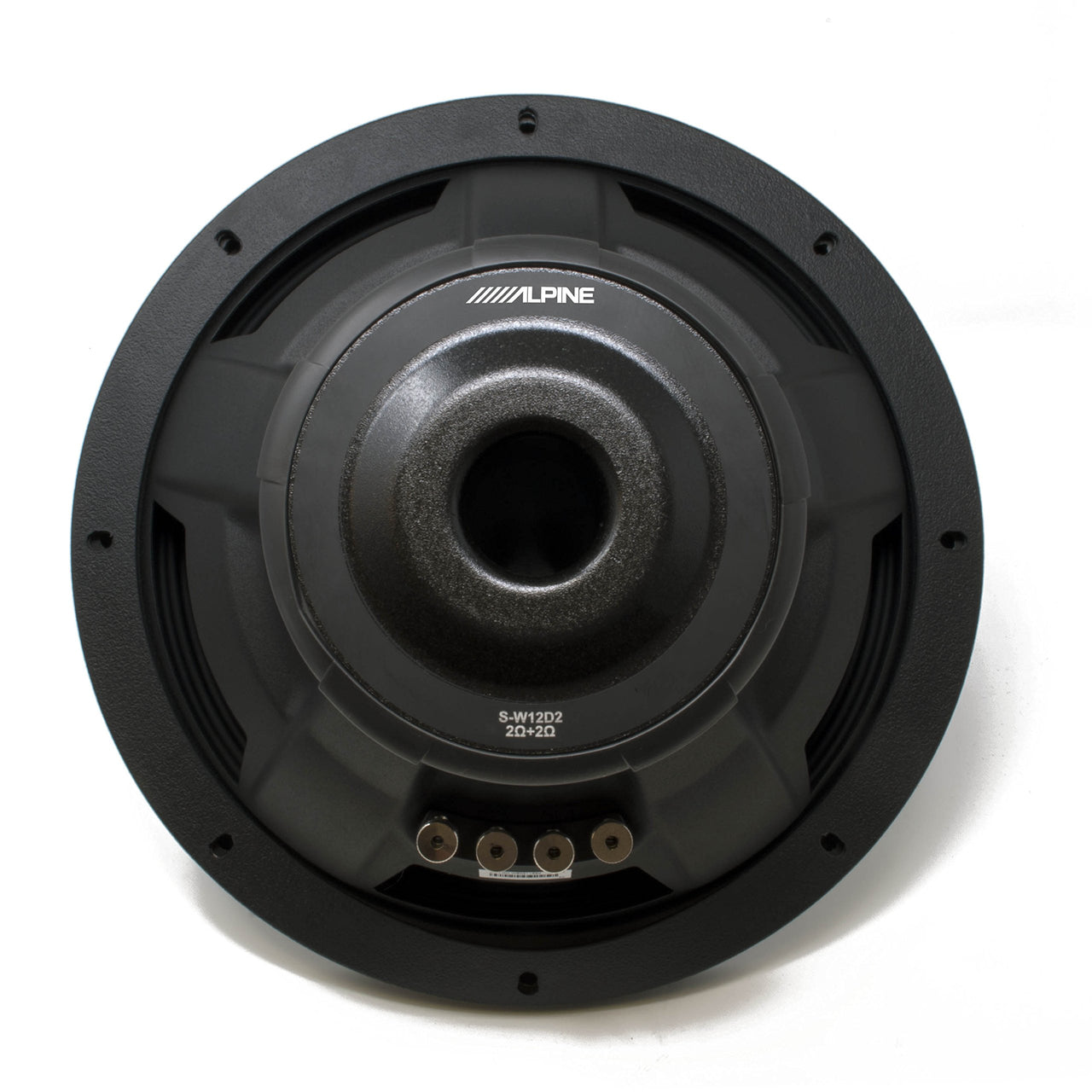 Alpine KTA-200M Mono Power Pack Amp with S-W12D2 12" Subwoofer and Bass Knob
