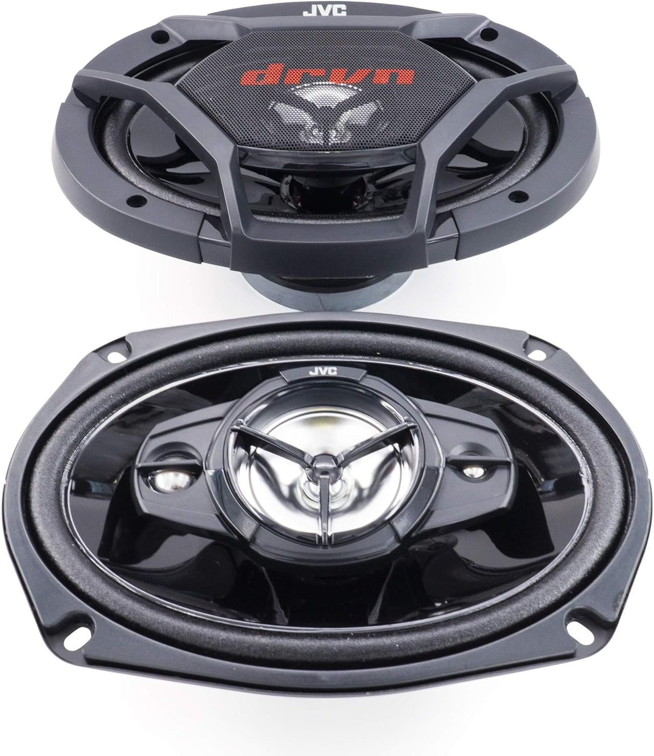 JVC CS-DR6940 550W 6x9 4-Way Coaxial Speakers + 6x9" Box