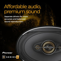 Thumbnail for 2 Pair Pioneer TS-A6991F 1400W 6x9