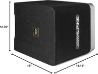 Thumbnail for Alpine R2-SB10V Pre-Loaded R-Series 10-inch Subwoofer Enclosure