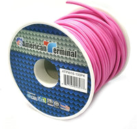 Thumbnail for American Terminal ATPW16-100PI 16GA 100' Pink Primary Remote Power Ground Wire