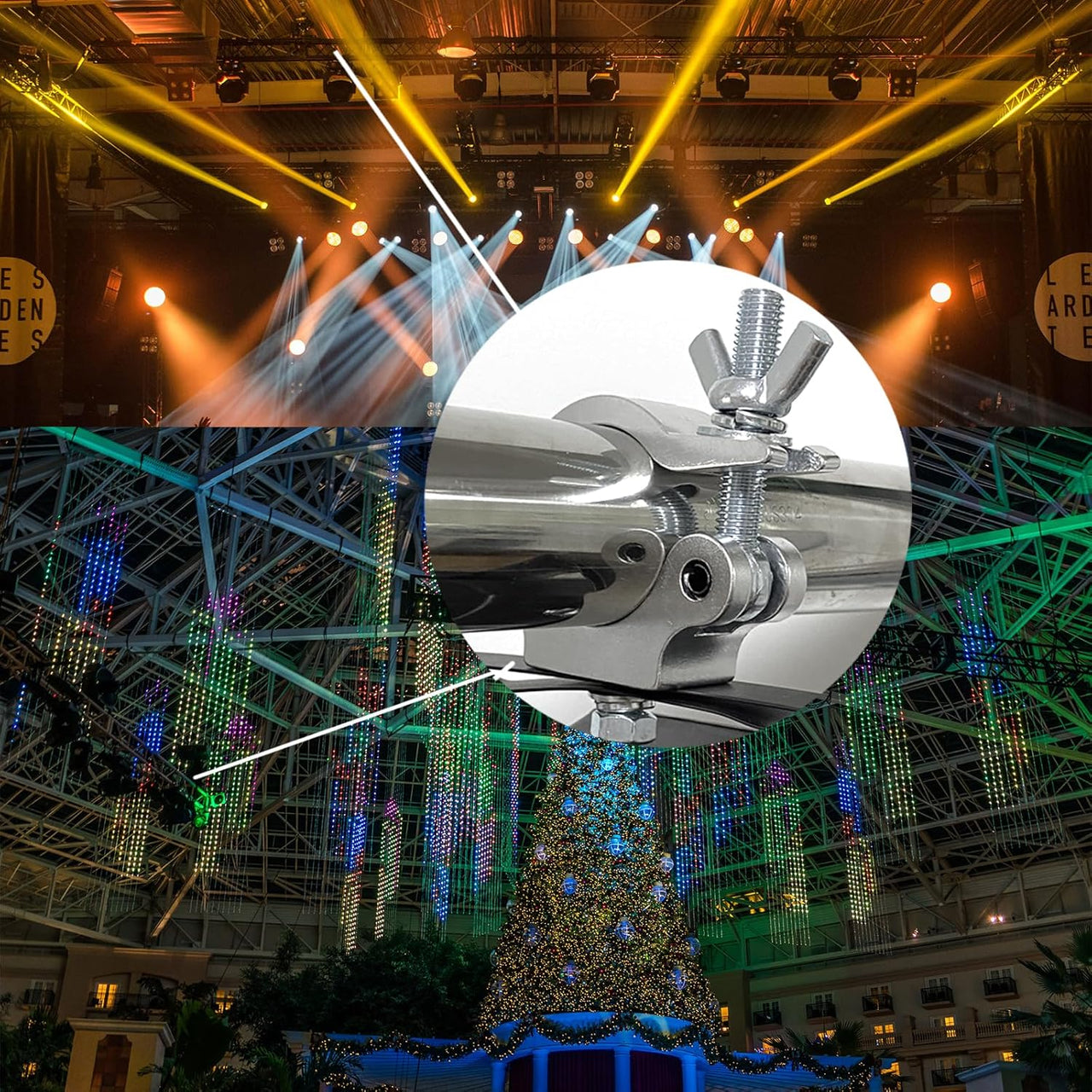 2 MR TRUSS TC4 Universal 2" Pro Aluminum Stage Lighting Clamp Mounting