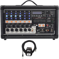 Thumbnail for Peavey PVi 6500 6-channel 400W All in One Powered Mixer Amplifier with PV 20' Mic Cable