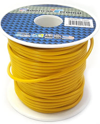 Thumbnail for American Terminal ATPW16-100Y 16GA 100' Yellow Primary Remote Power Ground Wire