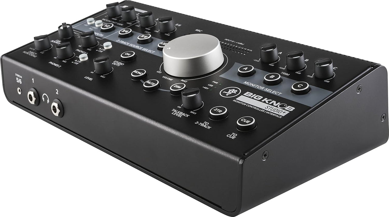 Mackie Big Knob Series, 4x3 Studio Monitor Controller 192kHz USB I/O (BIG KNOB STUDIO PLUS)