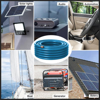 Thumbnail for MK Audio PC8250BL 8GA 250' Blue Power Ground Wire Car Audio Amplifier Marine Cable