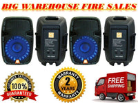 Thumbnail for 2 Mr Dj PBX1859S 10 Inch 2Way Portable Passive Speaker with LED Accent Lighting