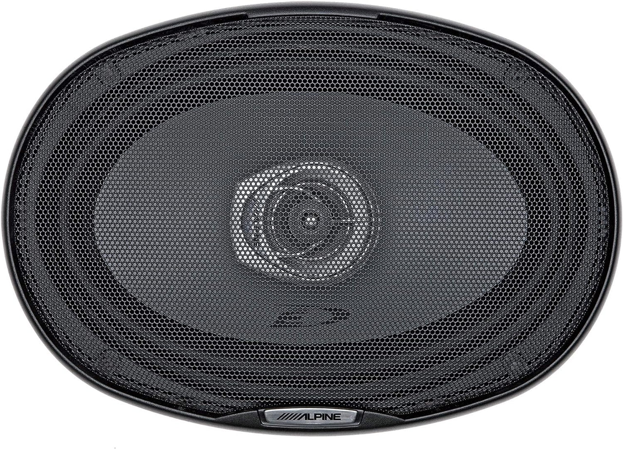 Alpine SXE-6925S 280W 6x9" 2-Way Type-E Series Coaxial Speakers, Mylar Tweeter