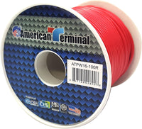 Thumbnail for American Terminal ATPW16-100R 16GA 100' Red Primary Remote Power Ground Wire
