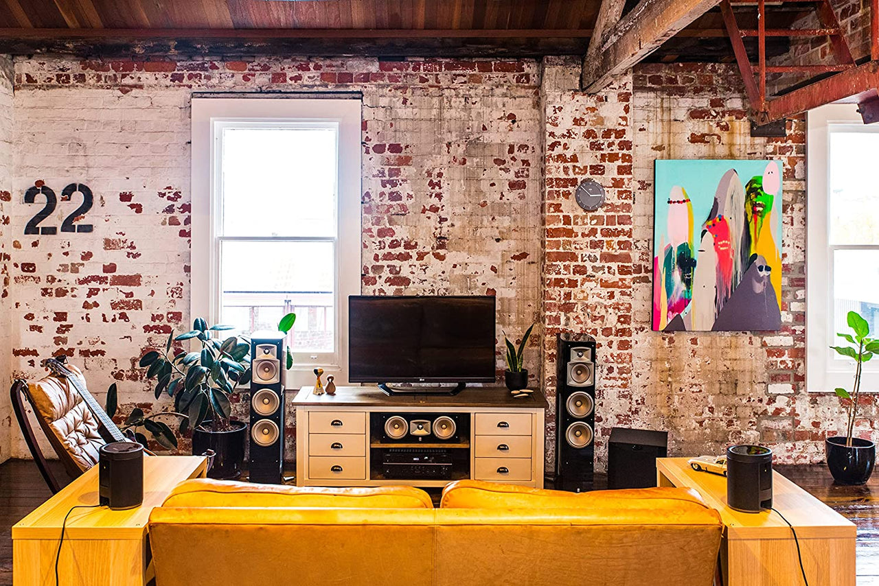 Yamaha WX-021BL MusicCast 20 wireless powered speakers with Wi-Fi, Bluetooth, and Apple AirPlay