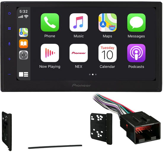 Pioneer DMH-1800NEX 6.8" Double DIN Multimedia Receiver + Kit Fit 98-11 Ford Ranger