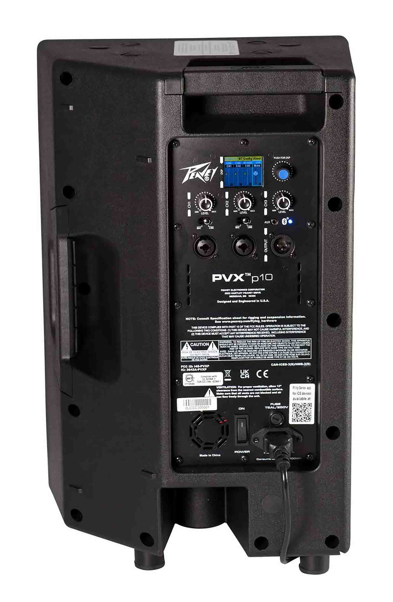 2 Peavey PVXp 10 10" Bluetooth Powered Loudspeaker + XLR Cable