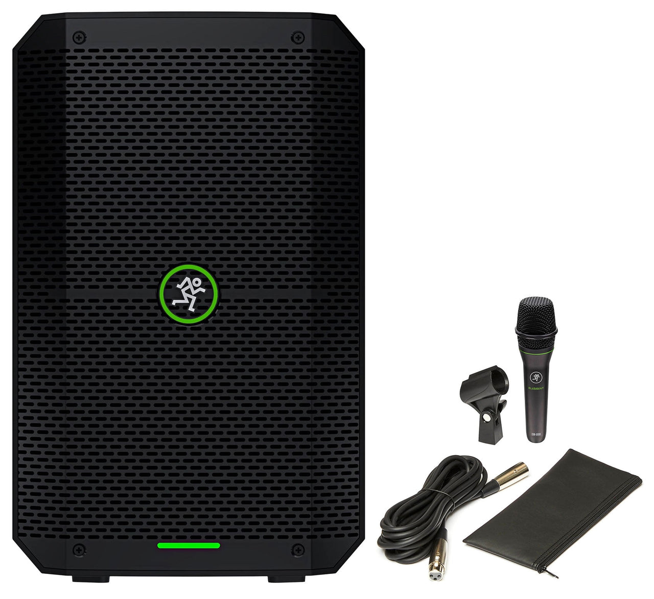 Mackie Thump GO 8" Portable Rechargeable DJ PA Speaker+Bluetooth+EM-89D Mic