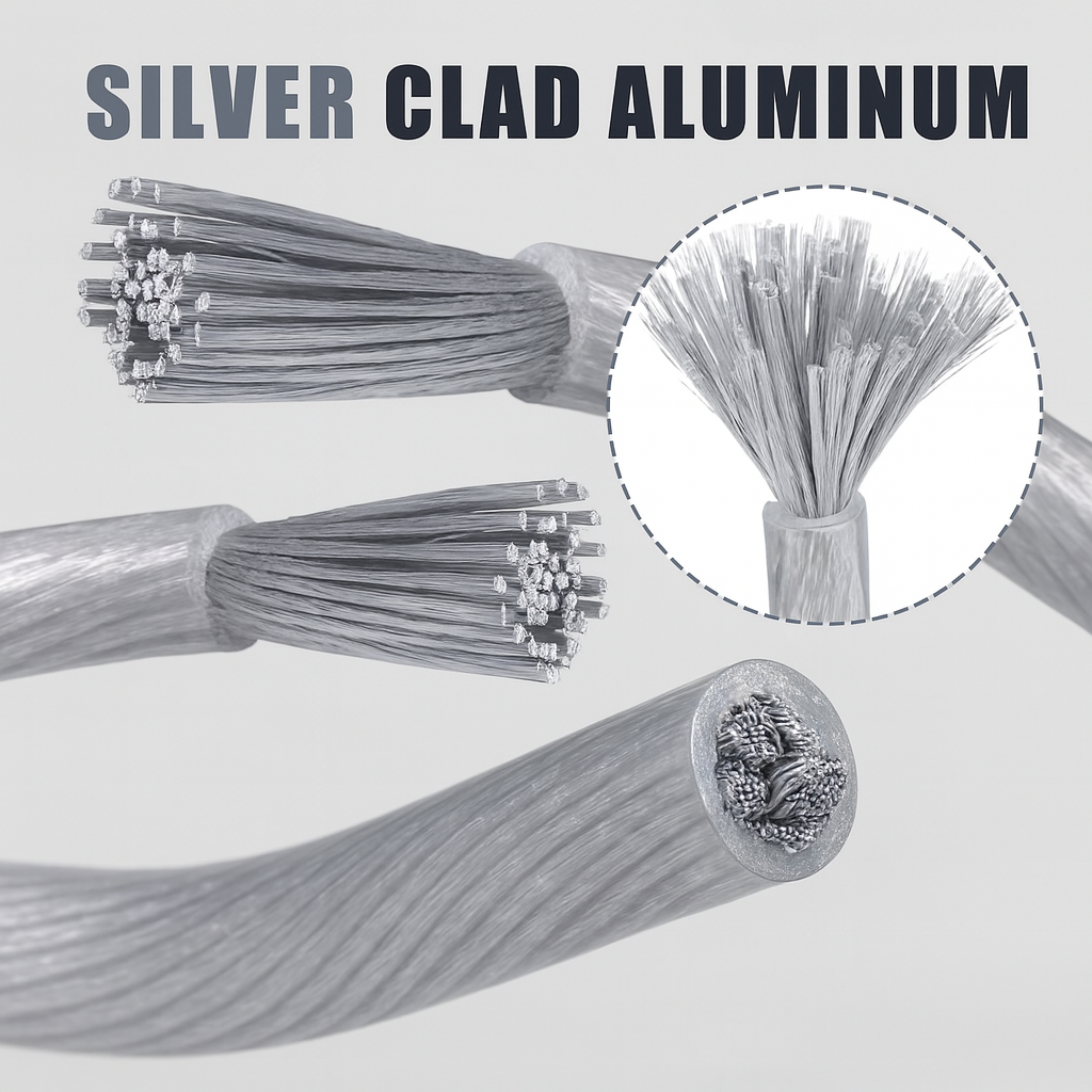 Absolute P8250SV 8GA 250' Silver Power Ground Wire Car Audio Amplifier Marine Cable