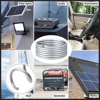 Thumbnail for Absolute P8250SV 8GA 250' Silver Power Ground Wire Car Audio Amplifier Marine Cable