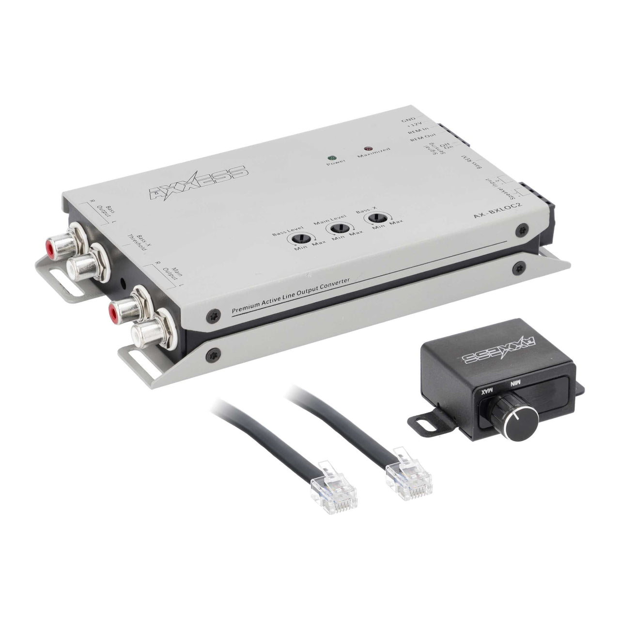 Axxess AX-BXLOC2 4CH Active Line Output Converter with Bass Restoration