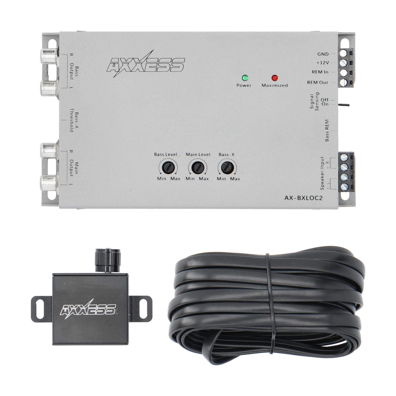 Axxess AX-BXLOC2 4CH Active Line Output Converter with Bass Restoration