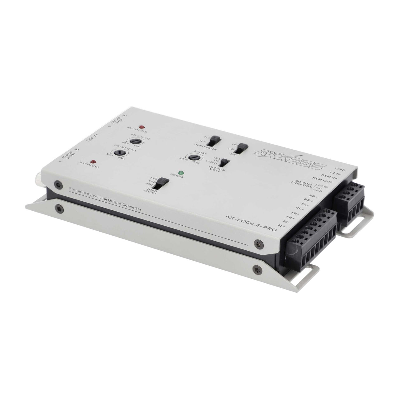 Axxess AX-LOC4.4-PRO 4CH Active Line Output Converter with Bass Boost
