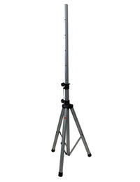 Thumbnail for MR DJ SS350S Universal Silver Folding Tripod PRO PA DJ On Stage Speaker Stand