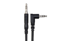 Thumbnail for Hosa CMM-110R Stereo Interconnect 3.5 mm TRS to Right-angle 3.5 mm TRS 10 ft