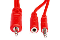 Thumbnail for Hosa CMM-515Y Hopscotch Eurorack Patch Cables - 6 inch (Red) 5-pack