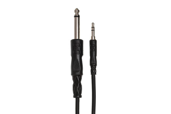 Hosa CMP-110 Interconnect Cable - 3.5mm TRS Male to 1/4-inch TS Male - 10 foot