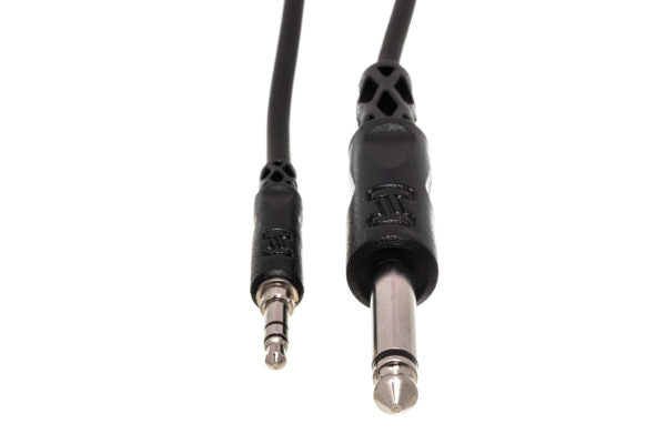 Hosa CMP-105 Interconnect Cable - 3.5mm TRS Male to 1/4-inch TS Male - 5 foot