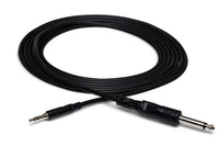 Thumbnail for Hosa CMP-110 Interconnect Cable - 3.5mm TRS Male to 1/4-inch TS Male - 10 foot