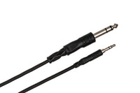 Thumbnail for Hosa CMS-103 Stereo Interconnect Cable - 3.5mm TRS Male to 1/4-inch TRS Male - 3 foot