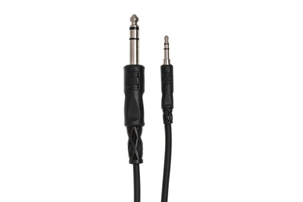 Hosa CMS-103 Stereo Interconnect Cable - 3.5mm TRS Male to 1/4-inch TRS Male - 3 foot