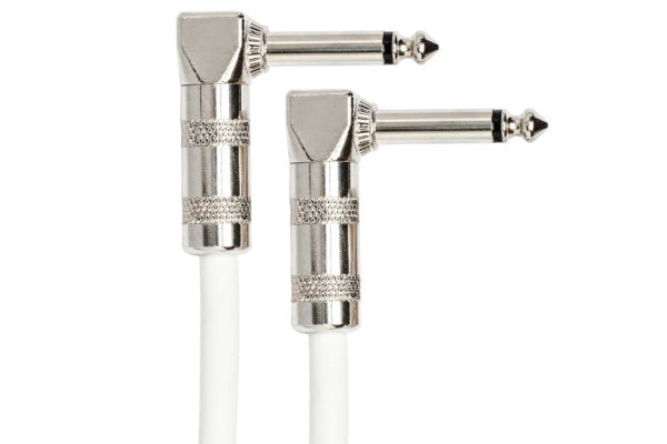 Hosa CPE-118 Guitar Patch Cable - 1/4-inch TS Male to Right Angle 1/4-inch TS Male - 18 inch