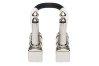 Thumbnail for Hosa CPE-118 Guitar Patch Cable - 1/4-inch TS Male to Right Angle 1/4-inch TS Male - 18 inch