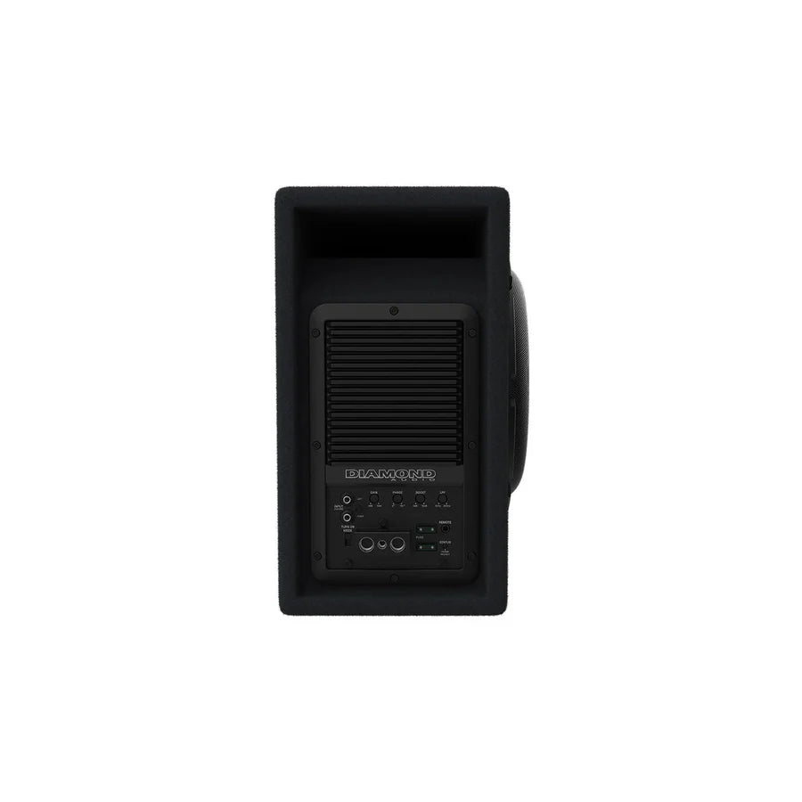 Diamond Audio DESMB8A 8" 2 Ohm 250W RMS Power Handling Active Subwoofer Enclosure