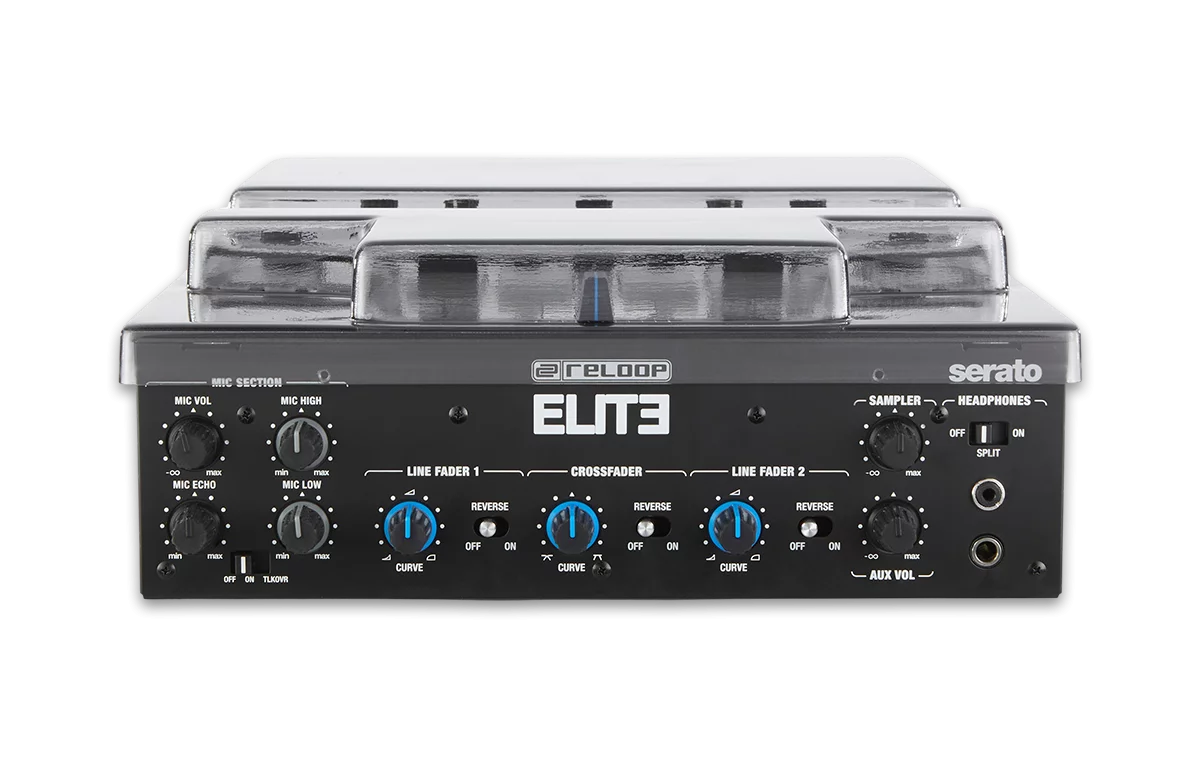 Decksaver Reloop Elite DJ Mixer Covers