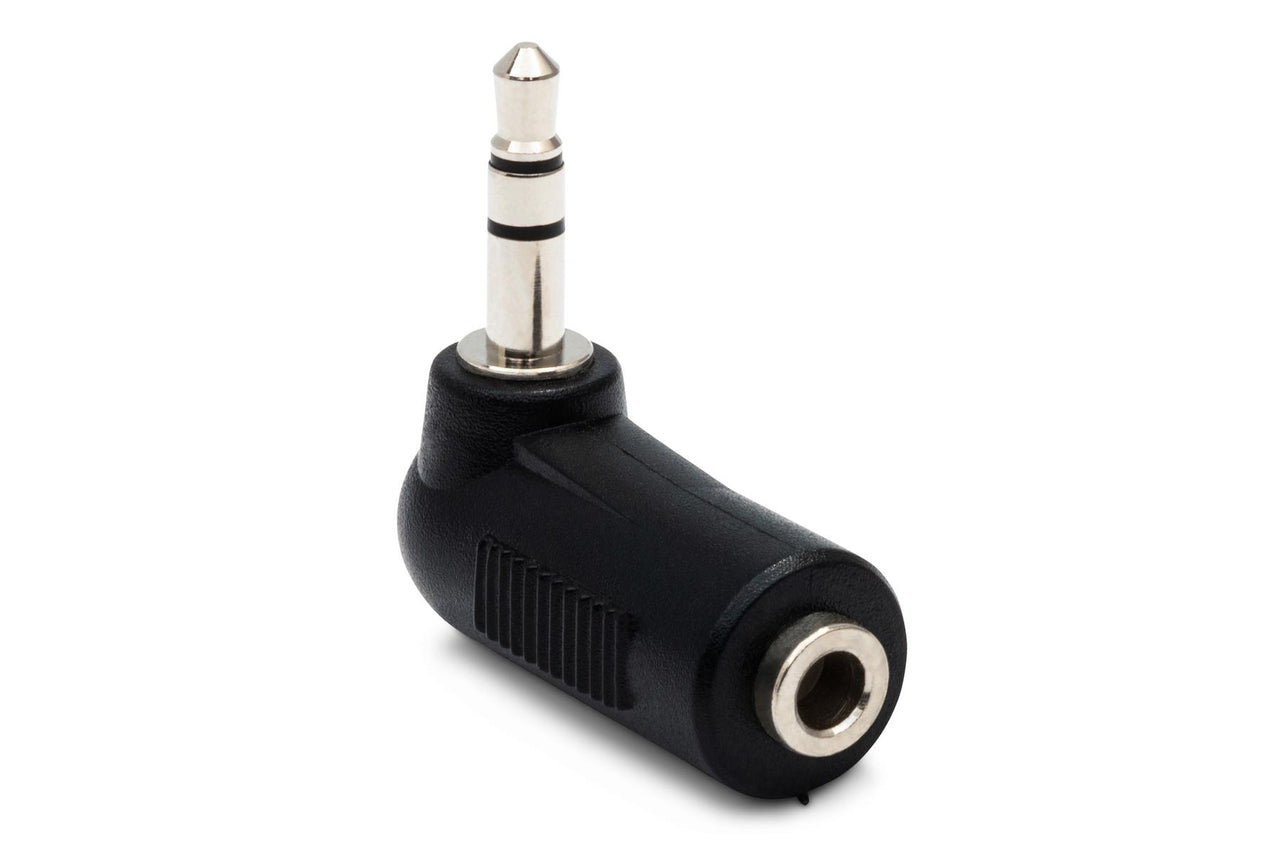 Hosa GMP-272 3.5mm TRS Female to 3.5mm TRS Male Right Angle Adapter