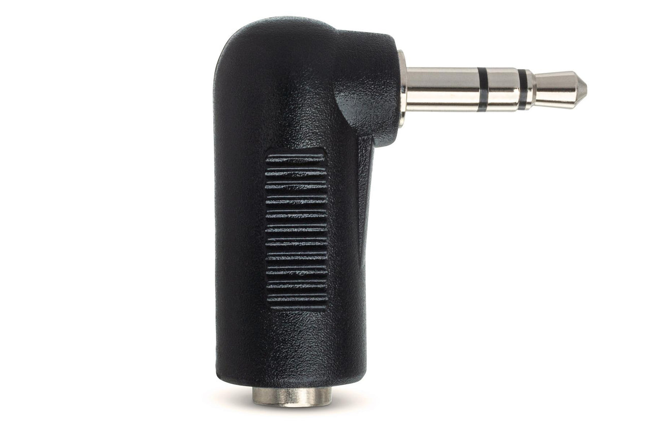 Hosa GMP-272 3.5mm TRS Female to 3.5mm TRS Male Right Angle Adapter