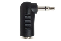 Thumbnail for Hosa GMP-272 3.5mm TRS Female to 3.5mm TRS Male Right Angle Adapter