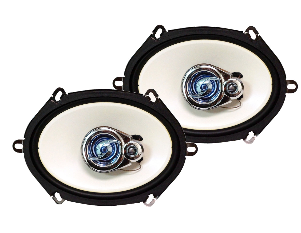 Absolute HQ573 5x7" 3-Way Front or Rear Speakers Fit Ford F250/F350 00-12