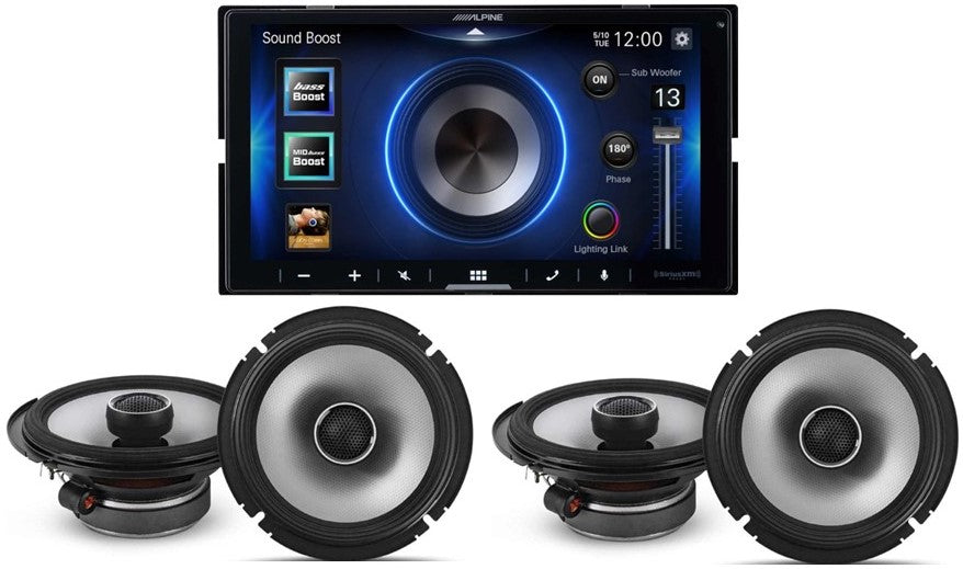 alpine-ilx-w670-carplay-receiver-with-coaxial-speakers