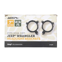 Thumbnail for Jeep JP-JLB7 Headlight Adapter Brackets 7 Inch - Wrangler JL 2018-Up