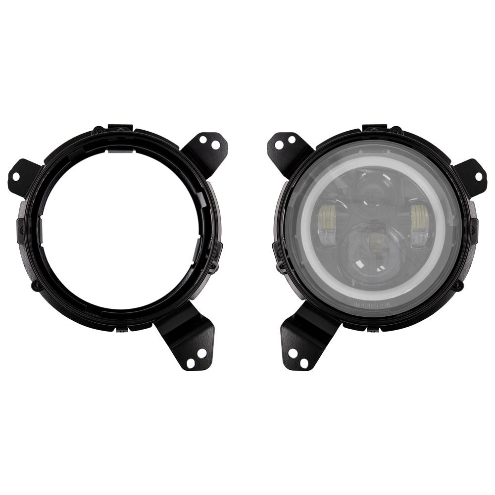 Jeep JP-JLB7 Headlight Adapter Brackets 7 Inch - Wrangler JL 2018-Up