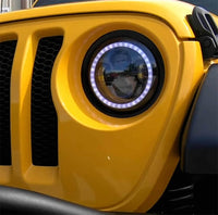 Thumbnail for Jeep JP-JLB7 Headlight Adapter Brackets 7 Inch - Wrangler JL 2018-Up