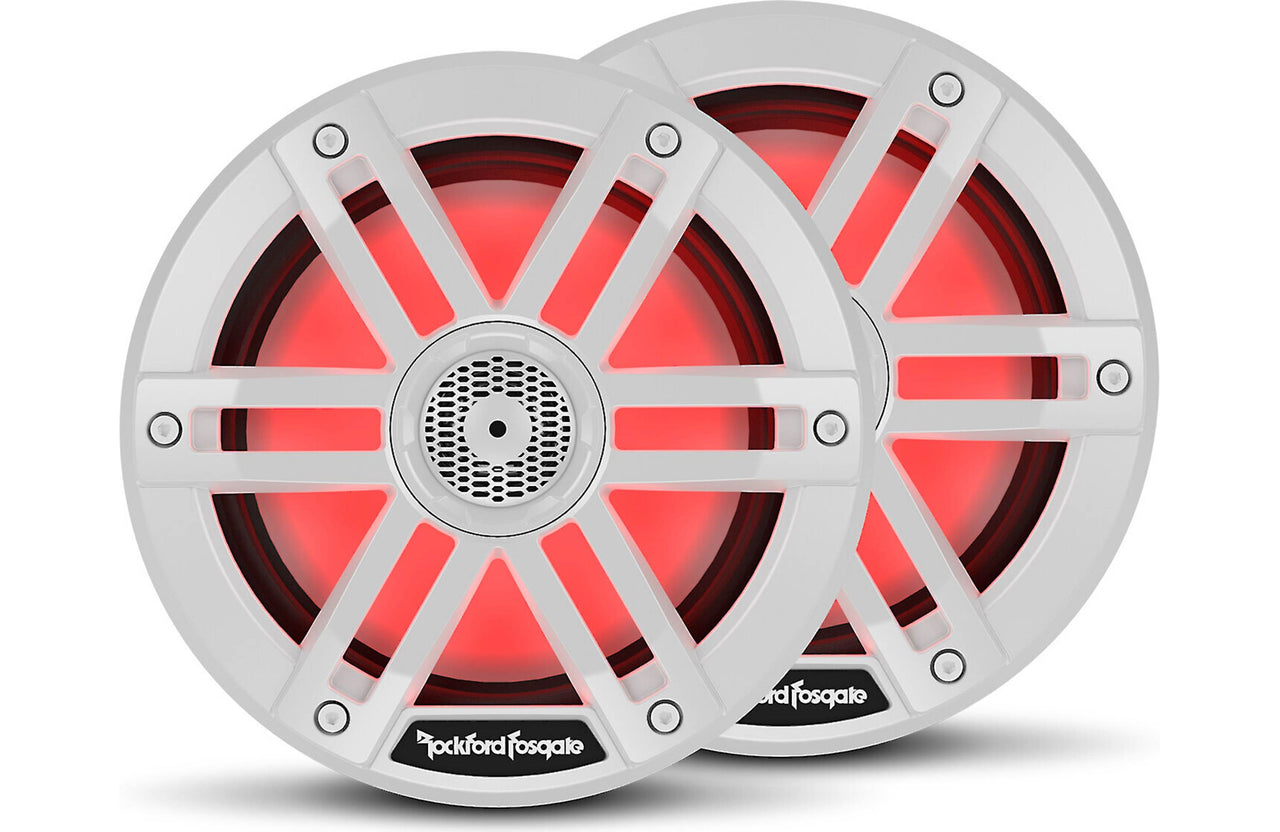 Rockford Fosgate M1-65 M1 Series 6-1/2" Color-Optix marine speakers White