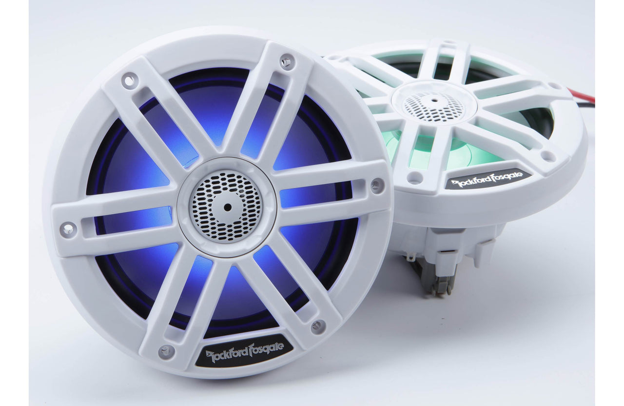 Rockford Fosgate M1-65 M1 Series 6-1/2" Color-Optix marine speakers White