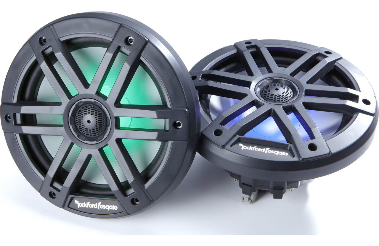 Rockford Fosgate M1-8B M1 Series 8" Color-Optix™ marine speakers Black