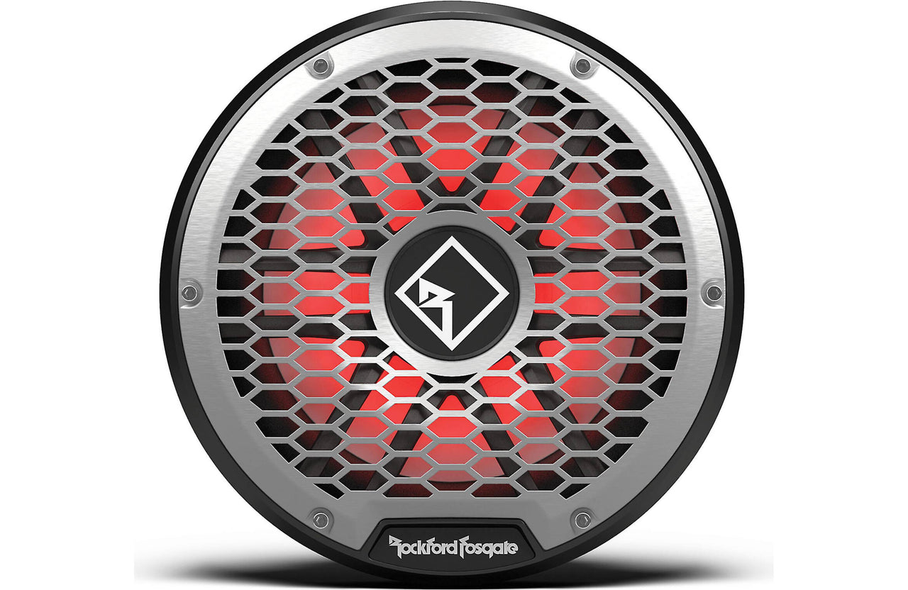 Rockford Fosgate M2D2-10IB M2 10" subwoofer Color Optix RGB LED lighting Black