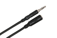 Thumbnail for Hosa MHE-102 3.5mm TRS Female to 3.5mm TRS Male Extension Cable 2 foot