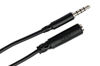 Thumbnail for Hosa MHE-158 3.5mm TRRS Female to Slim 3.5mm TRRS Male Smartphone Adapter