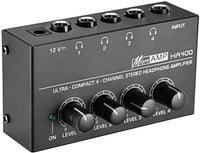 Thumbnail for MR DJ Microamp HA400 HA400 Microamp is an ultra-compact 4-channel stereo headphone amplifier